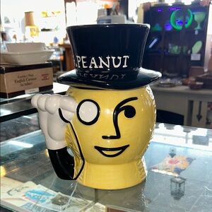 Vintage‎ Ceramic Mr. Peanut Cookie Jar
